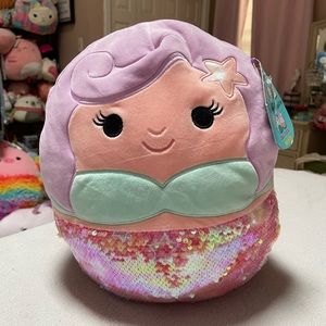 NWT Squishmallows Pearl the Mermaid 12in Plush